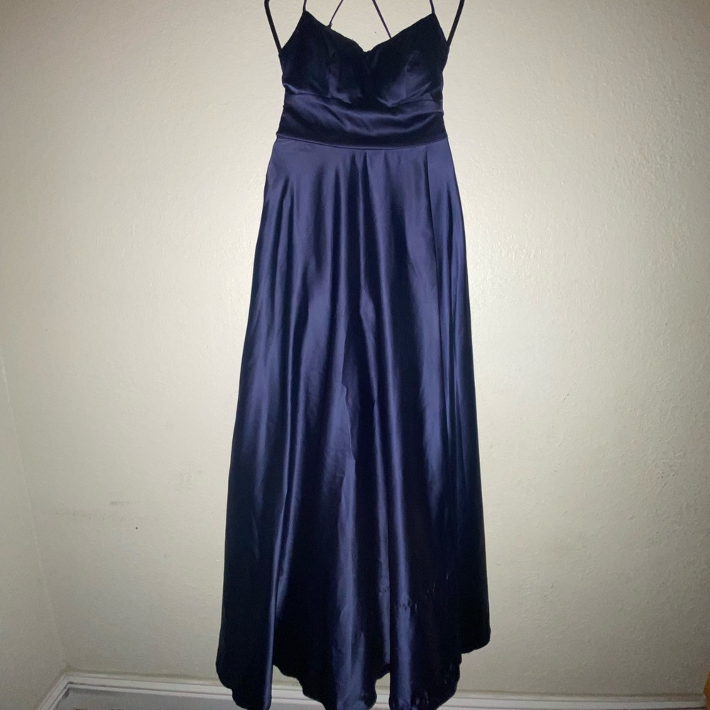 B. Smart Midnight Blue Maxi Dress